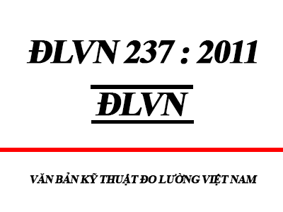 ĐLVN 237 : 2011